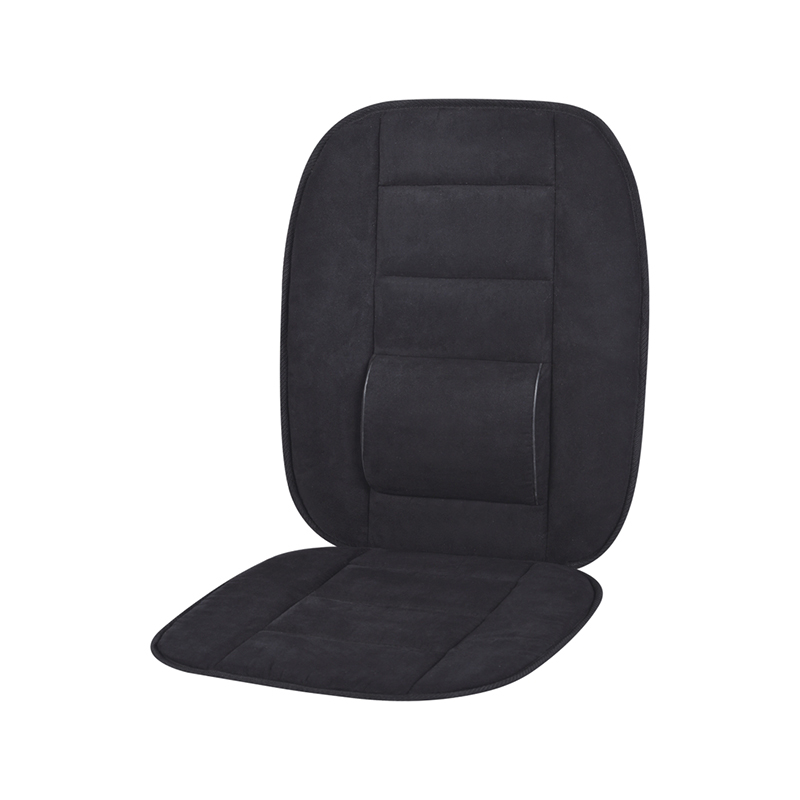 LF-81070 Funda para asiento de automóvil delantero con respaldo bajo de cuero negro